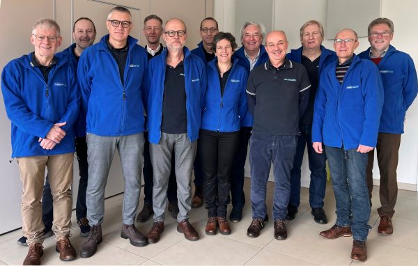 Foto met aan aantal van de werkgroepleden.
